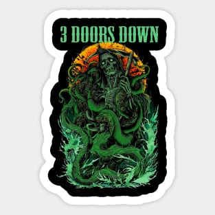 3 DOORS DOWN BAND Sticker